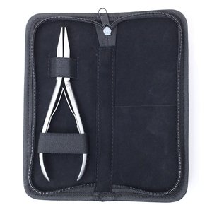 Pince coupante en acier inoxydable pour extensions capillaires à micro-anneaux, outil de pose de kératine, coupe fil, marque personnalisée - Product Image 4