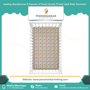 ผ้าฝ้ายอินทรีย์มัสลินเด็กติดตั้งแผ่นเปล - Product Image 6