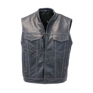 Chaleco de Motocicleta de Cuero para Hombre, Informal, de Alta Calidad, Transpirable, para Invierno, para Exteriores, Servicio OEM - Product Image 2