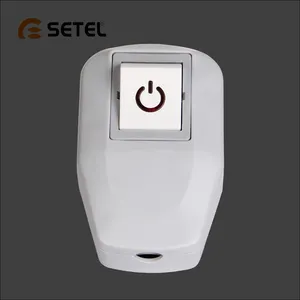 Best Selling 2024 New Design Best Grounded On/Off Plug-In Power Switch Easy Connect Plug with Switch Electrical Supplies