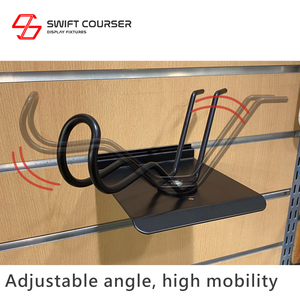 Slatwall Hooks แผงตะขออุปกรณ์เหล็กชั้นแขวนสำหรับร้านโรลเลอร์สเก็ต - Product Image 6