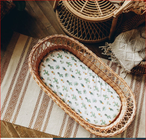 organic cotton <b>bassinet</b> <b>sheets</b> - Product Image 2