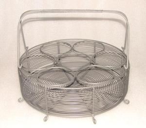 Vintage French Metal Wine Bottle Carrier Wine Caddy Usage Room Hotel Restaurant Made in India High Export Quality - Product Image 3