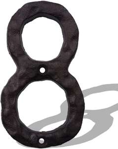 Numéros de maison, numéros d'adresse en fonte métallique - Product Image 1