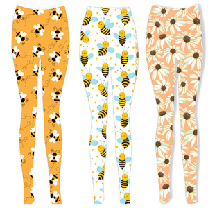 Pantalon de Yoga taille haute pour femmes, Leggings de sport, en nylon, polyester et spandex, nouvelle collection 2021 - Product Image 3