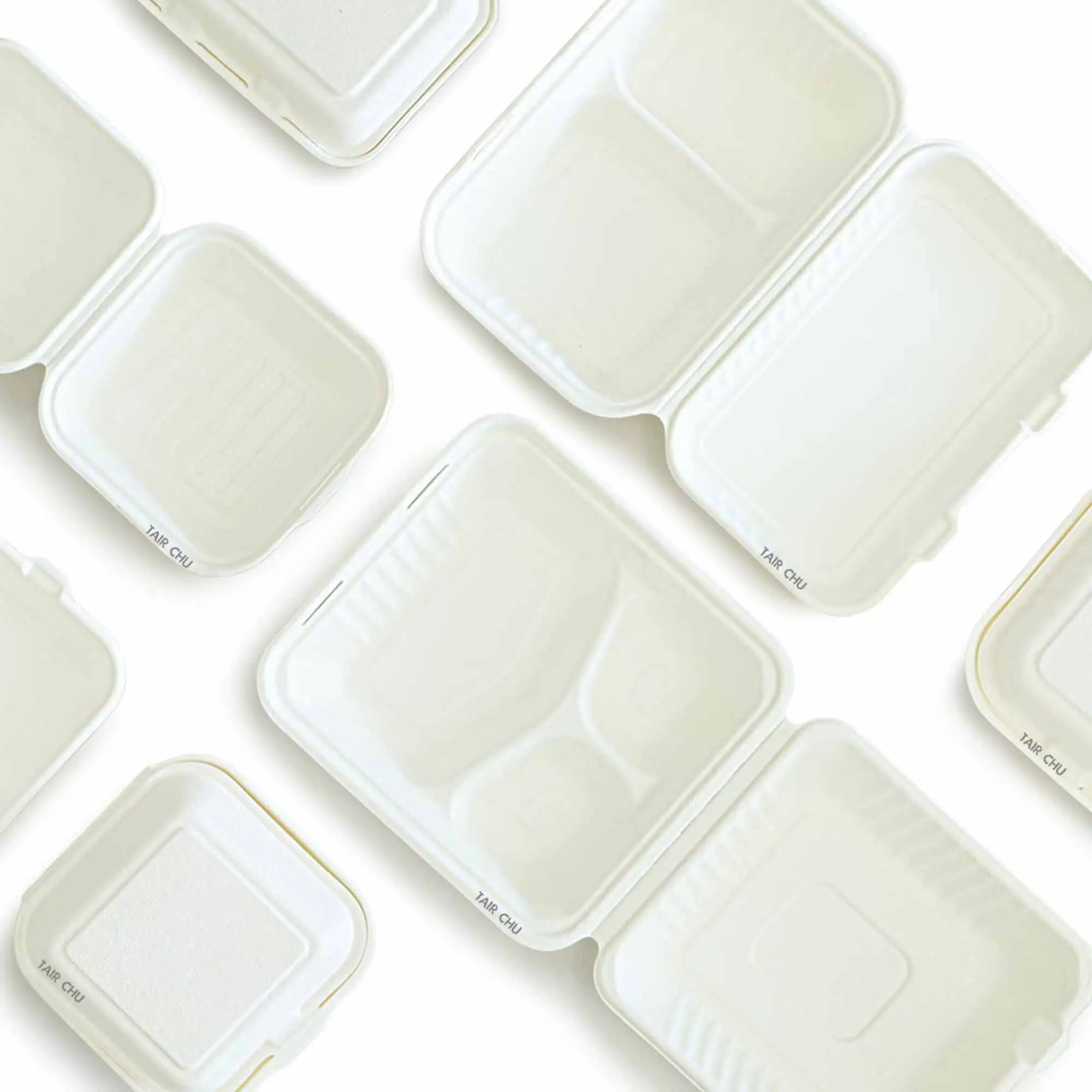 960ML kağıt malzeme paket servisi olan restoran biodegrad gıda kabı