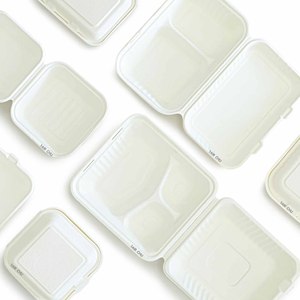 Contenedor de biodegrad para comida, Material de papel de 960ML - Product Image 6