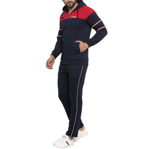 Men's Casual Tracksuit Full Zip Running Jogging Sweat Suit Sets - Product Image 1