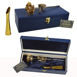 24k Gold Dipped Rose Preserve Natural Rose With <b>Box</b> Gold Plated Finishing Anniversary <b>Gift</b> <b>Valentine</b> <b>Gift</b> Best <b>Gift</b> for Couple - Product Image 3