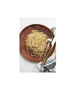 Plato para servir de madera maciza natural ecológico, Apto para lavavajillas, platos rectangulares para fiestas con tenedor, cuchara para restaurantes a la venta. - Product Image 3