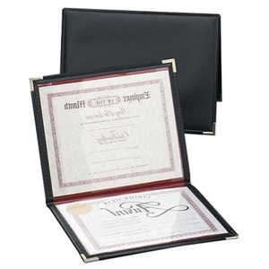 Top Sale Custom Promotional <b>Leather</b> Certificate Holder - Product Image 1