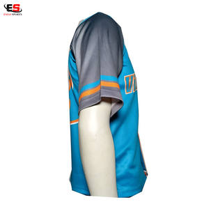 Camiseta Deportiva Ligera Unisex para Béisbol, Transpirable, que Absorbe el Sudor, Talla Grande, con Pantalones Cortos Estampados - Product Image 3