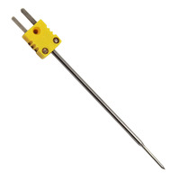 SS304 6*150mm Probe Termokopel Kelas Makanan K dengan Steker Kuning untuk Penginderaan Suhu Industri dan Rumah Tangga OEM ODM WRN-01 Garansi 1 Tahun
