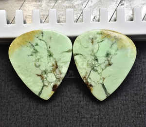 Par de gemas de crisoprase para pendientes, para joyería - Product Image 5