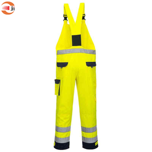 OEM y ODM naranja poliéster/algodón sarga manga larga mono pantalones logotipo personalizado impreso trabajo uniforme conjuntos para hombres y mujeres - Product Image 5