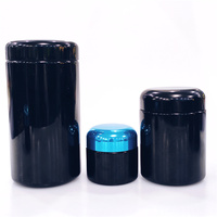 5g 5ml 15g 30g 50g 100g 200g 250ml 500ml 1000ml schwarze dunkel violette Gläser UV-Gel-Glas mit Deckel Lippen balsam Kugel behälter