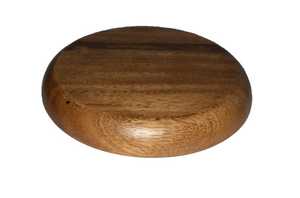 ถาดเสิร์ฟไม้กระถินณรงค์ธรรมชาติ NOORBABA ชามขัดเงาสีงาช้าง ของตกแต่งรักษ์โลก สไตล์โบราณ งานศิลปะสะสม - Product Image 5