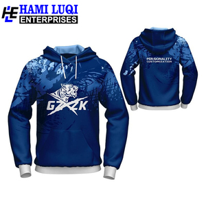 Venta al por mayor personalizable de manga larga sudaderas con capucha de lana 100% poliéster secado rápido a prueba de viento último diseño completo sublimación impresión fácil - Product Image 6