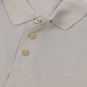 Polo informal de manga corta para hombre, ropa de calle colorida personalizada en blanco, novedad de verano, con OEM - Product Image 2