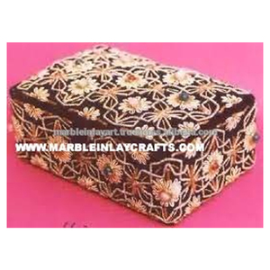 Velvet Black Color Rectangular Good Looking Jewelry Box - Product Image 1
