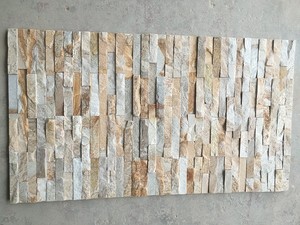Ardoise jaune étoilée panneau de mur extérieur en <span class=keywords><strong>pierre</strong></span> de culture - Product Image 4