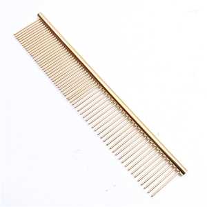 Peine de acero inoxidable para aseo de perros, peine profesional de alta calidad, disponible en varios colores - Product Image 5