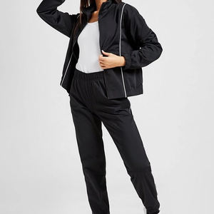 ชุดออกกำลังกายผ้าโพลีเอสเตอร์รัดรูปสีทึบสำหรับ100% ใส่วิ่งออกกำลังกายโลโก้ตามสั่งฤดูหนาว - Product Image 4