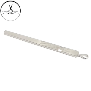 Professional Quality Custom Logo <b>Nail</b> Pusher Single Side Cuticle <b>Cleaner</b> Stainless Steel Manicure Tool Pedicure Scissor Beauty - Product Image 4