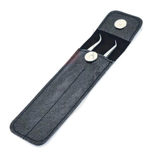 Pinzas de extensión de pestañas de acero inoxidable personalizadas, servicio OEM y ODM, bolsa de embalaje, Etiqueta Privada, la mejor herramienta para pestañas - Product Image 2