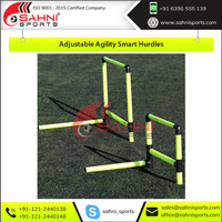 Hurdles réglables intelligents pour l'entraînement à l'agilité, l'entraînement sportif et l'athlétisme, en PVC épais, hauteur réglable
