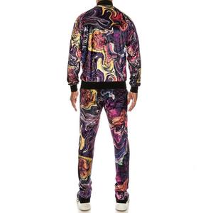 Survêtement en velours pour homme, vêtements d'hiver, décontractés, chauds, avec conception personnalisée, Logo, bonne allure, bas prix - Product Image 2