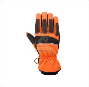 Wholesale Custom All-Purpose Leather <b>Gloves</b> Anti-Slip <b>Silicone</b> Palm Hard Wearing Mechanic Safety <b>Gloves</b> Anti-Impact White Pak - Product Image 2