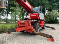 2015 Manitou MRT 2550 Plus Privilege Elektrikli Motorlu 1.5 Ton Yük Kapasiteli Çelik Kauçuk Tekerlekli Kolay Taşınabilir El Transpaleti