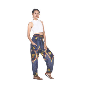Napat Clothing Diamond Elephant Womens Harem Pants in Navy PP0004 020079 05 ready to ship - Product Image 2