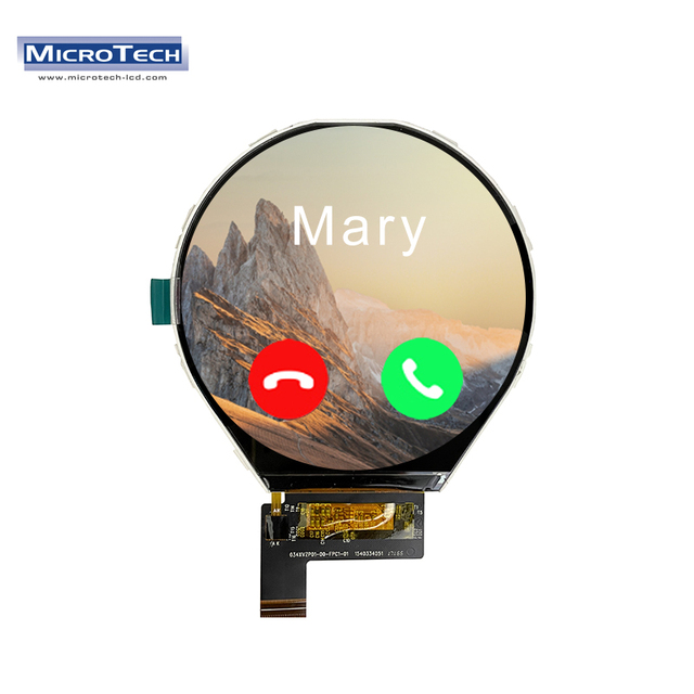 3.4inch Round Screen 800*800 IPS All HD MIPI Interface LCD TFT Module With CTP