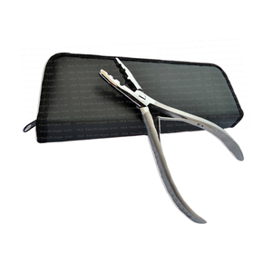 Pince à cheveux professionnelle en acier inoxydable pour le retrait de la colle à kératine pour les extensions de cheveux - Product Image 4