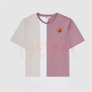 Camiseta Casual de Algodón Sólido para Hombre con Logotipo Personalizado, Impresión en Serigrafía, Diseño de Dos Tonos, Verano - Product Image 2