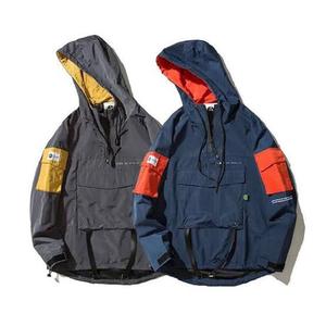 Veste coupe-vent de pluie en nylon 100% imperméable personnalisée-Vestes coupe-vent respirantes à la mode élégantes OEM - Product Image 6