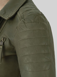 Chaqueta de motorista de piel de vaca con cremallera para hombre, nuevo diseño, disponible en todos los colores, Invierno 2021 - Product Image 5