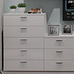 Ev ofis kullanımı için çok çekmeceli ahşap Panel yanal taşınabilir dosya dolabı büyük Modern tasarım çevre toz kaplama - Product Image 3