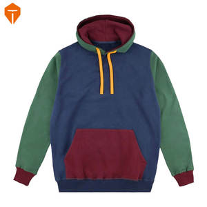 Wholesale Fleece Sweater Fashion Casual Custom Hoodie Pure Cotton Men Pure 100% Cotton Blank Hoodie - Product Image 3