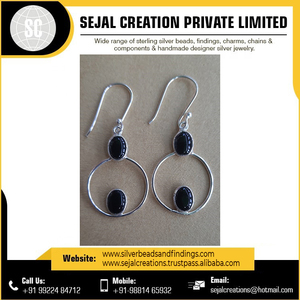 Boucles d'oreilles en argent Boucles d'oreilles en pierres précieuses de meilleure qualité pour filles Argent 925-Création Sejal DU VENDEUR ET FOURNISSEUR INDIEN - Product Image 5