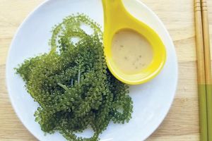 สาหร่ายสาหร่ายทะเลแช่แข็ง (Caulerpa Lentillifera) สำหรับตกแต่งซูชิและจัดเลี้ยง ผู้ผลิตจากเวียดนาม - Product Image 3