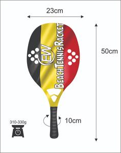Raquetas de Tenis Playa y Pádel Personalizadas de Carbono y Fibra de Vidrio con Logotipos y Combinaciones de Colores, Peso 310-330g, Longitud 50cm - Product Image 2
