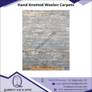 Tapis en laine noué à la main de conception tibétaine moderne certifié haute durabilité pour la maison et les hôtels Tapis et ensembles de qualité pour la prière - Product Image 3