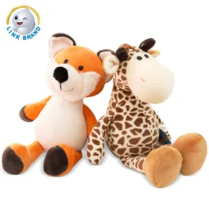 Wild Animal Bedtime Toys Forest Animal Soft Stuffed Fox Elephant Animal Toys Jungle Stuffed Toy
