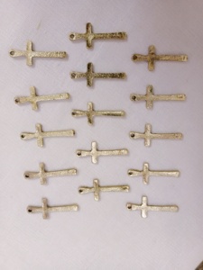 Componentes de Joyería Religiosa de Aleación de Zinc Vintage Hechos a Medida con Corte Princesa para Diseñadores y Fabricantes Hindúes en Tamaños Surtidos - Product Image 3