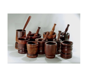 ครกและสากทำจากไม้สำหรับปรับขนาดและใช้ในห้องครัว - Product Image 6