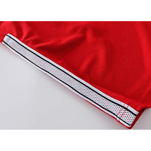 Pantalones Cortos de Baloncesto Transpirables de Color Rojo Liso para Hombre 2026 - Product Image 6