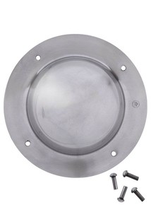 Bouclier Boss Umbo en acier poli brillant, bouclier médiéval de 7.5 pouces placage de laiton, Boss umbo pour boucliers Viking umbo - Product Image 3